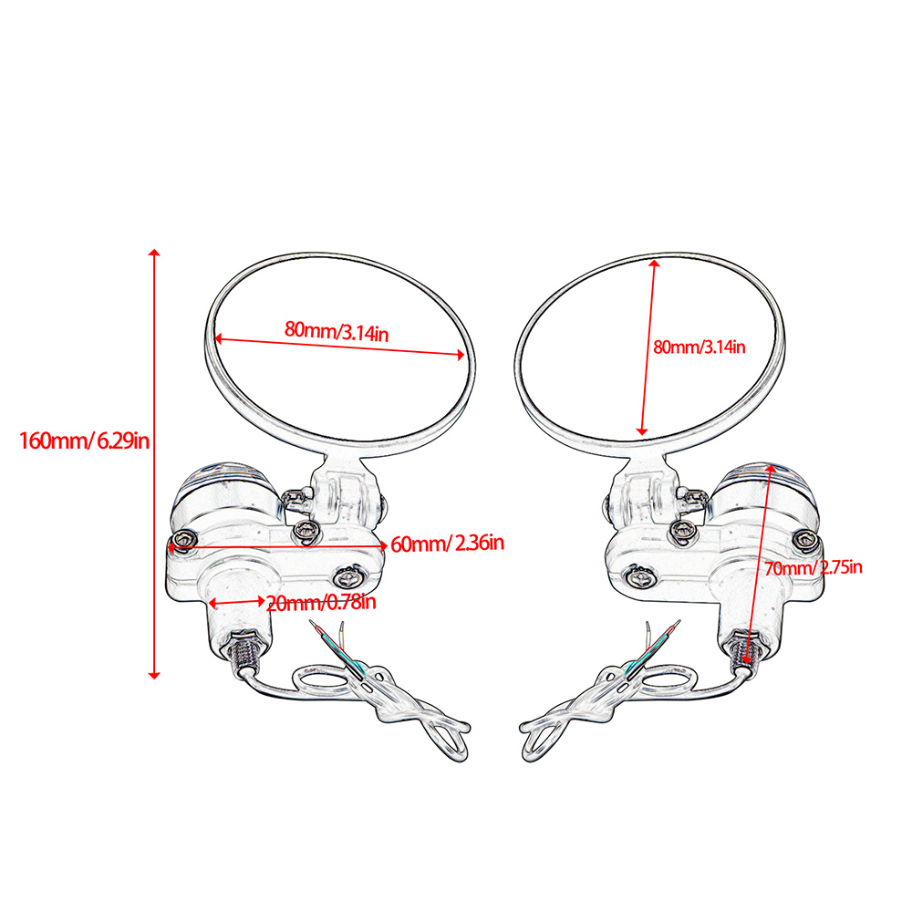 Guidon de miroir de moto unive - Mirror Extender Bar avis et prix
