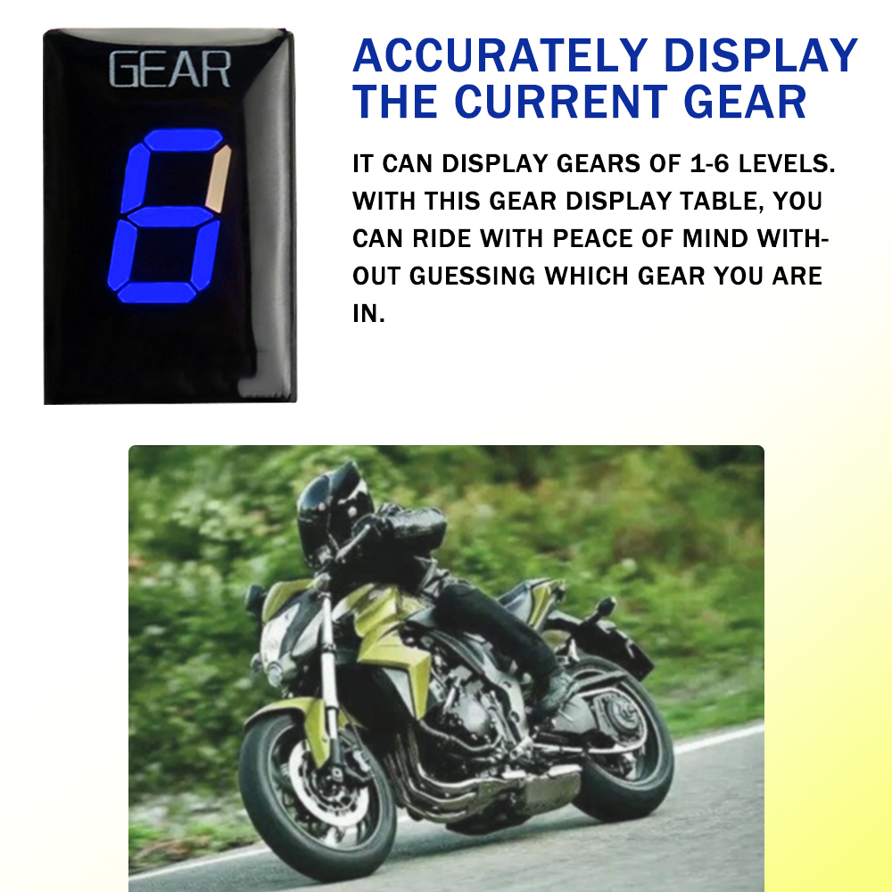 Indicateur de vitesse de moto, - Motorcycle Gear Indicator avis et prix